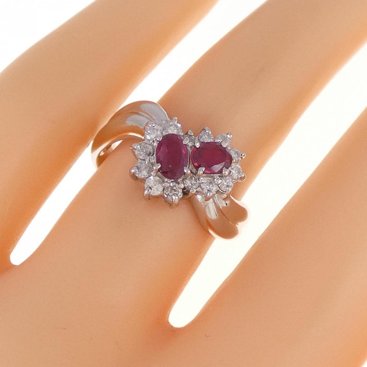 PT ルビー リング 0.53CT