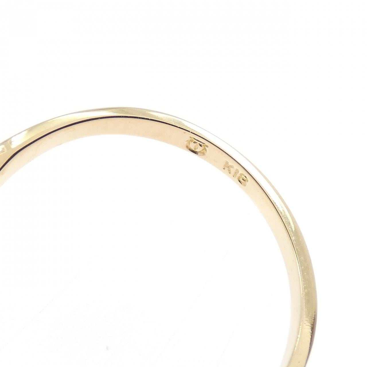 タサキ リボン アコヤパール リング 3.8mm