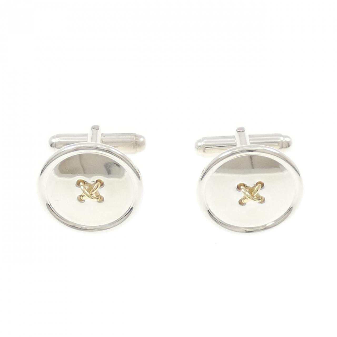 【ヴィンテージ】ティファニー 925/750YG カフス