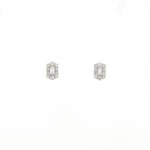 PT900 ダイヤモンド ピアス 0.20CT