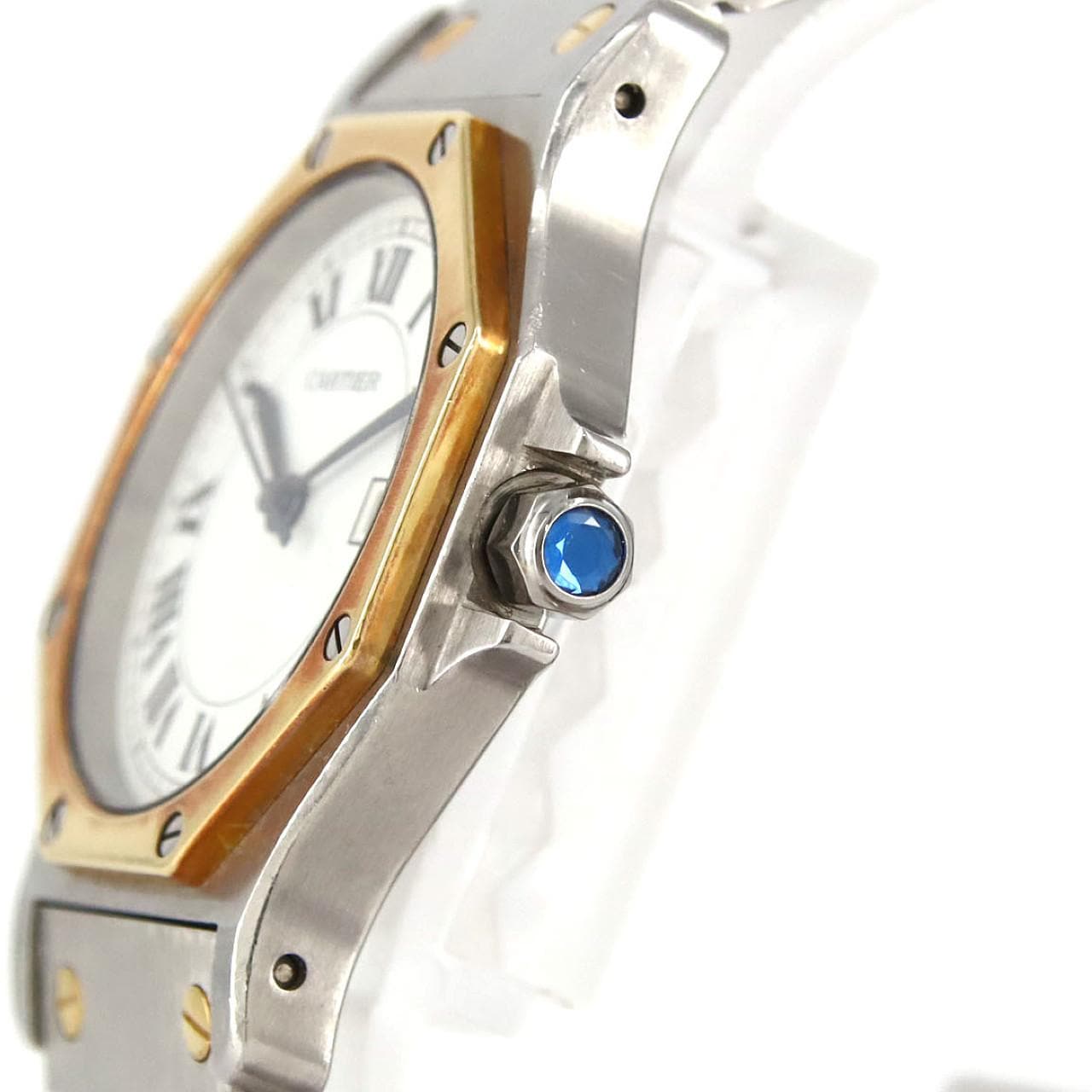 【ノーメンテナンス還元価格】カルティエ サントスオクタゴンLM コンビ SSxYG クォーツ