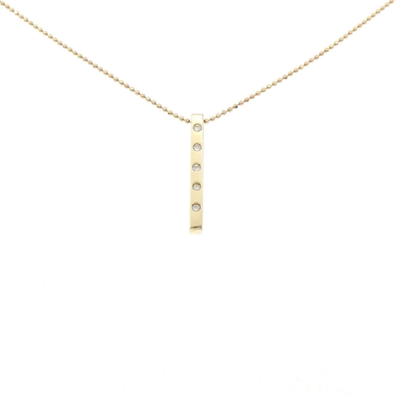 K18YG ダイヤモンド ネックレス 0.13CT