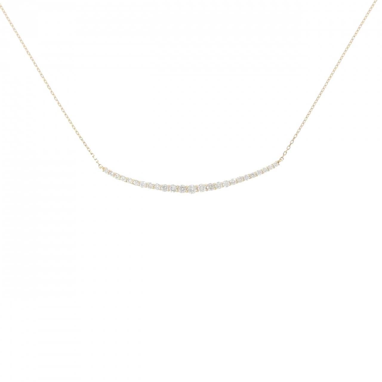 K18YG ダイヤモンド ネックレス 0.33CT