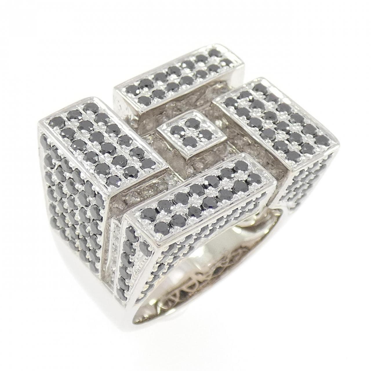 750WG ダイヤモンド リング 3.35CT