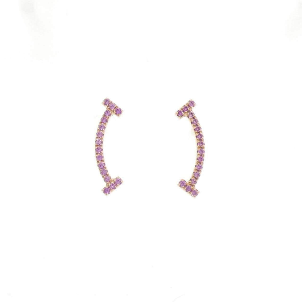 ティファニー Tスマイル ピアス