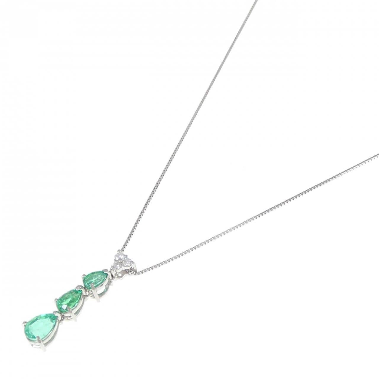 PT Emerald Necklace 1.59CT