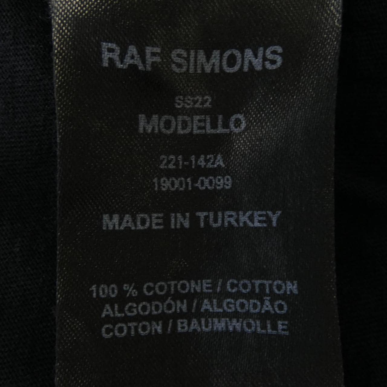 ラフシモンズ RAF SIMONS 221-142A Tシャツ