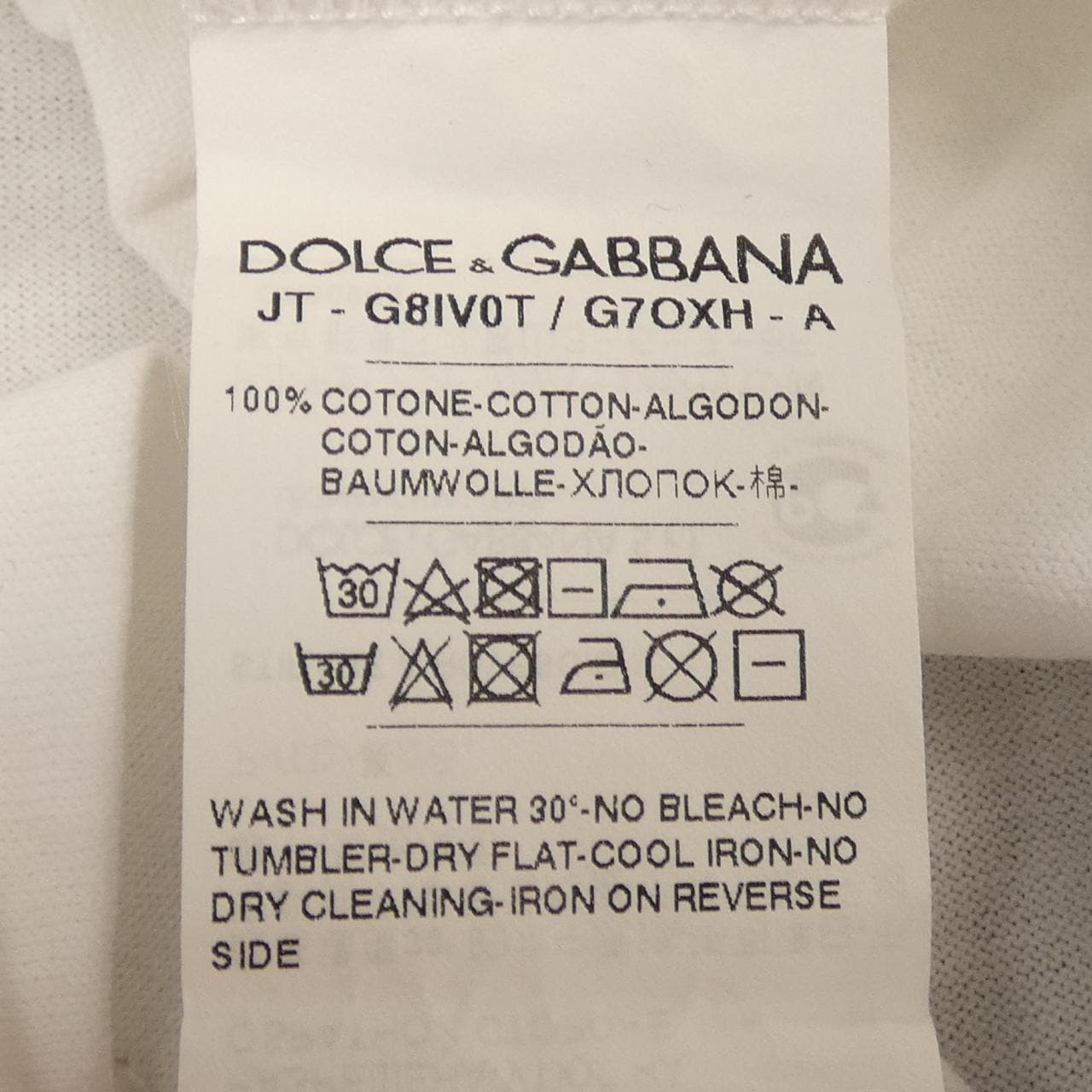 ドルチェアンドガッバーナ DOLCE&GABBANA G8IV0T/G7OXH Tシャツ