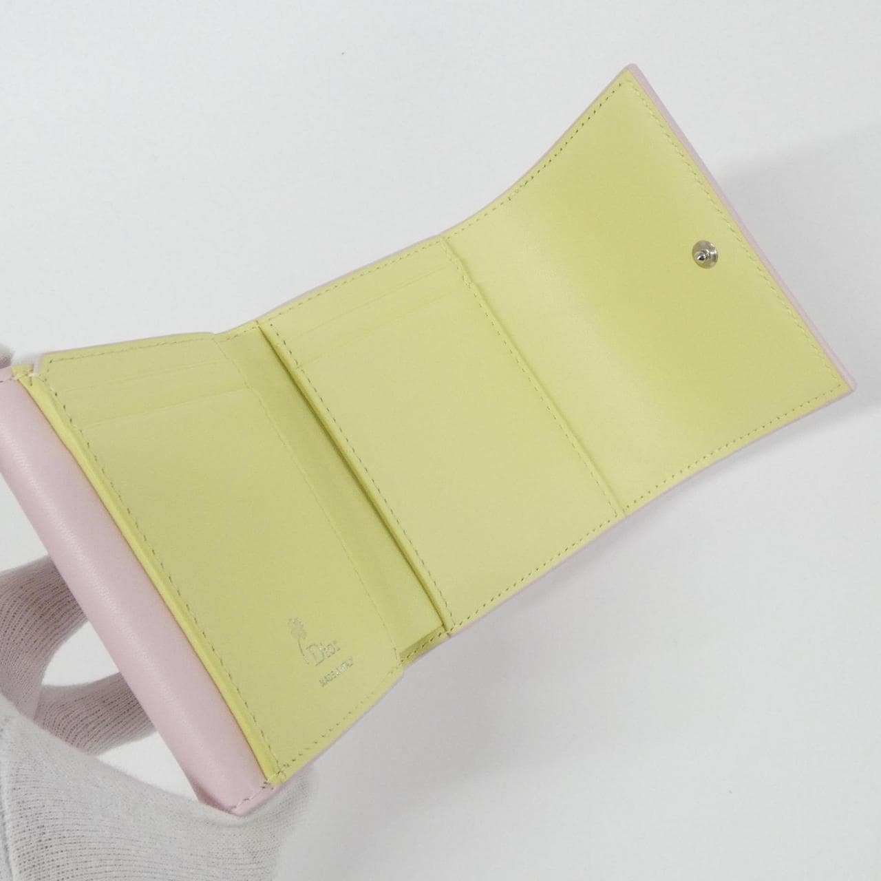 【未使用品】クリスチャンディオール DIOR CLOVER DIOR JARDIN LOTUS WALLET S2416PUKA 財布