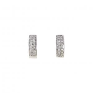 K18WG ダイヤモンド ピアス 0.30CT