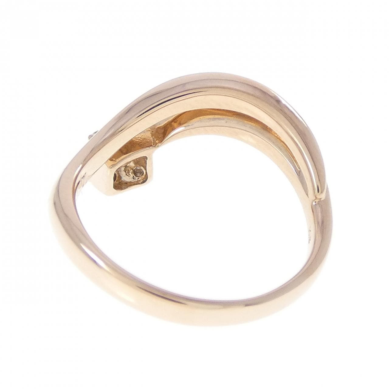 K18PG ダイヤモンド リング 0.135CT