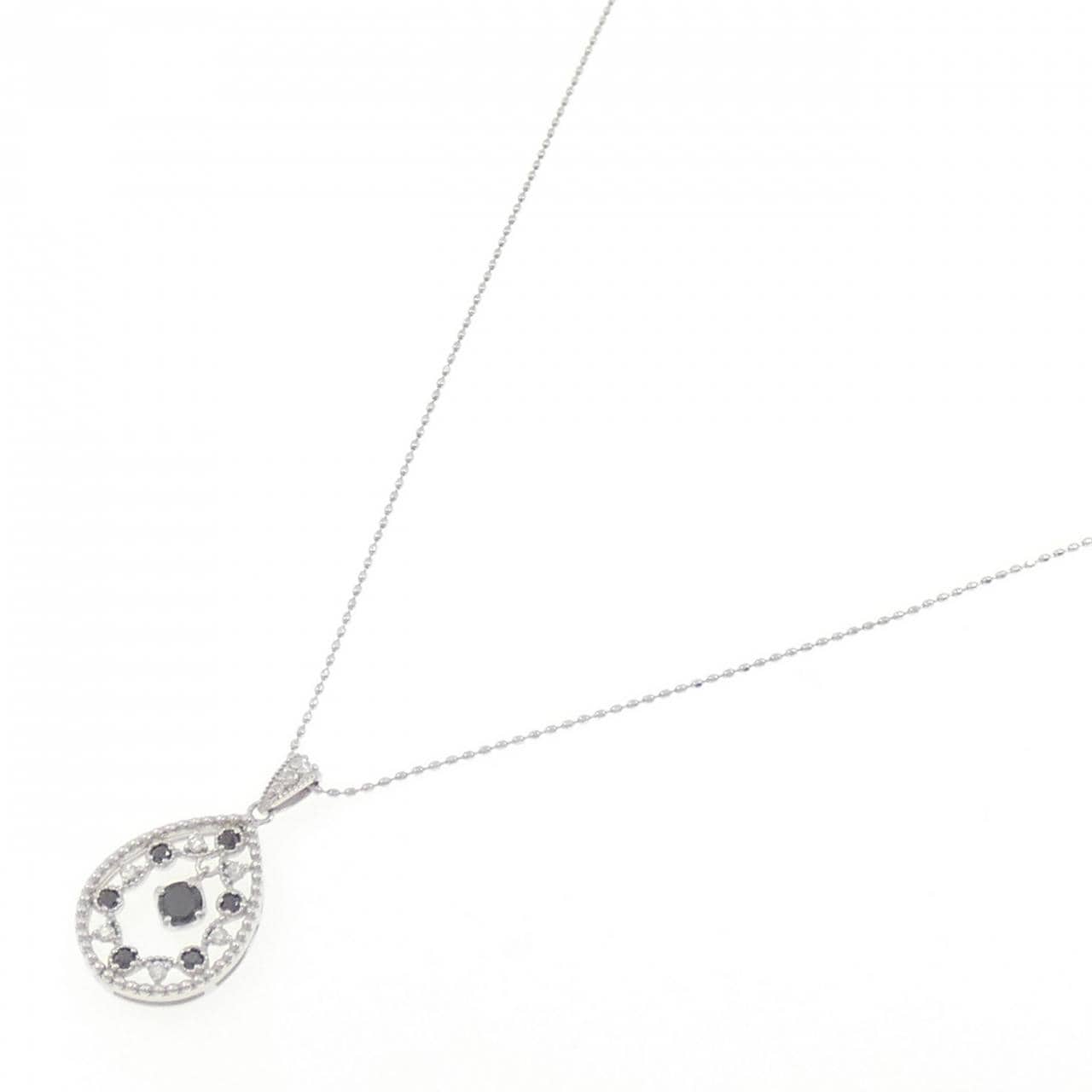K18WG ダイヤモンド ネックレス 0.26CT