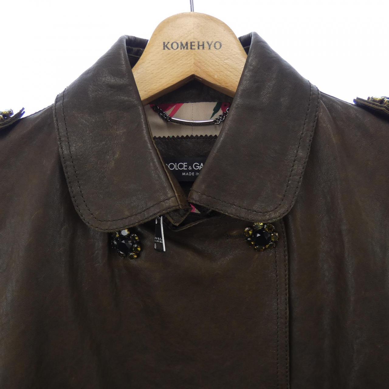 ドルチェアンドガッバーナ DOLCE&GABBANA レザージャケット