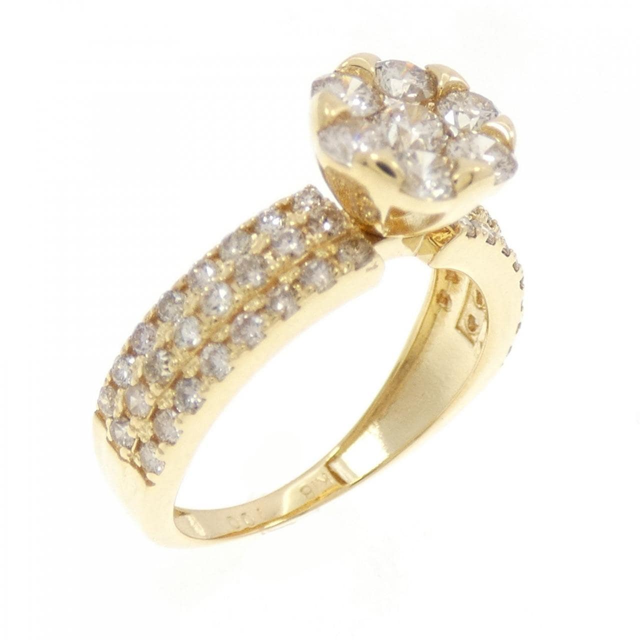 K18YG ダイヤモンド リング 1.00CT