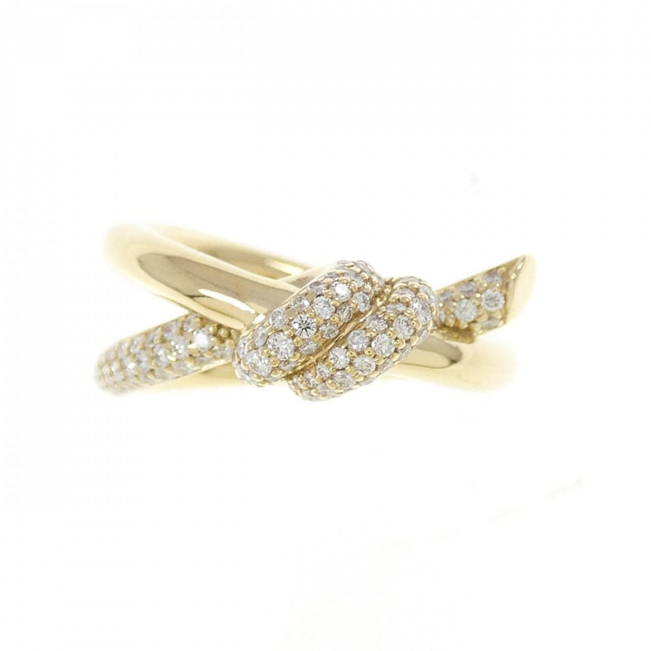 ティファニー ダブルロウ リング 0.31CT