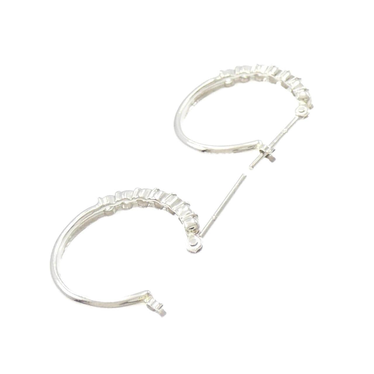 PT Hoop Diamond Earrings