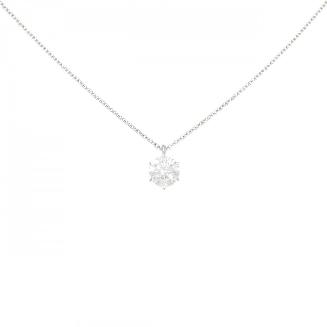 【リメイク】PT ダイヤモンド ネックレス 0.572CT D SI2 EXT H&C
