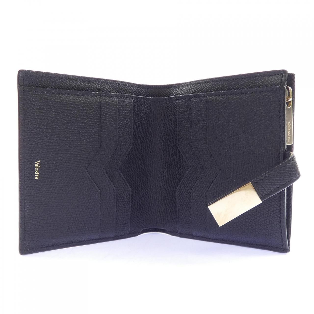 ヴァレクストラ VALEXTRA スナップ付2つ折 6カード SGNL0039028LOCPS WALLET