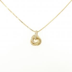 K18YG ダイヤモンド ネックレス 0.17CT