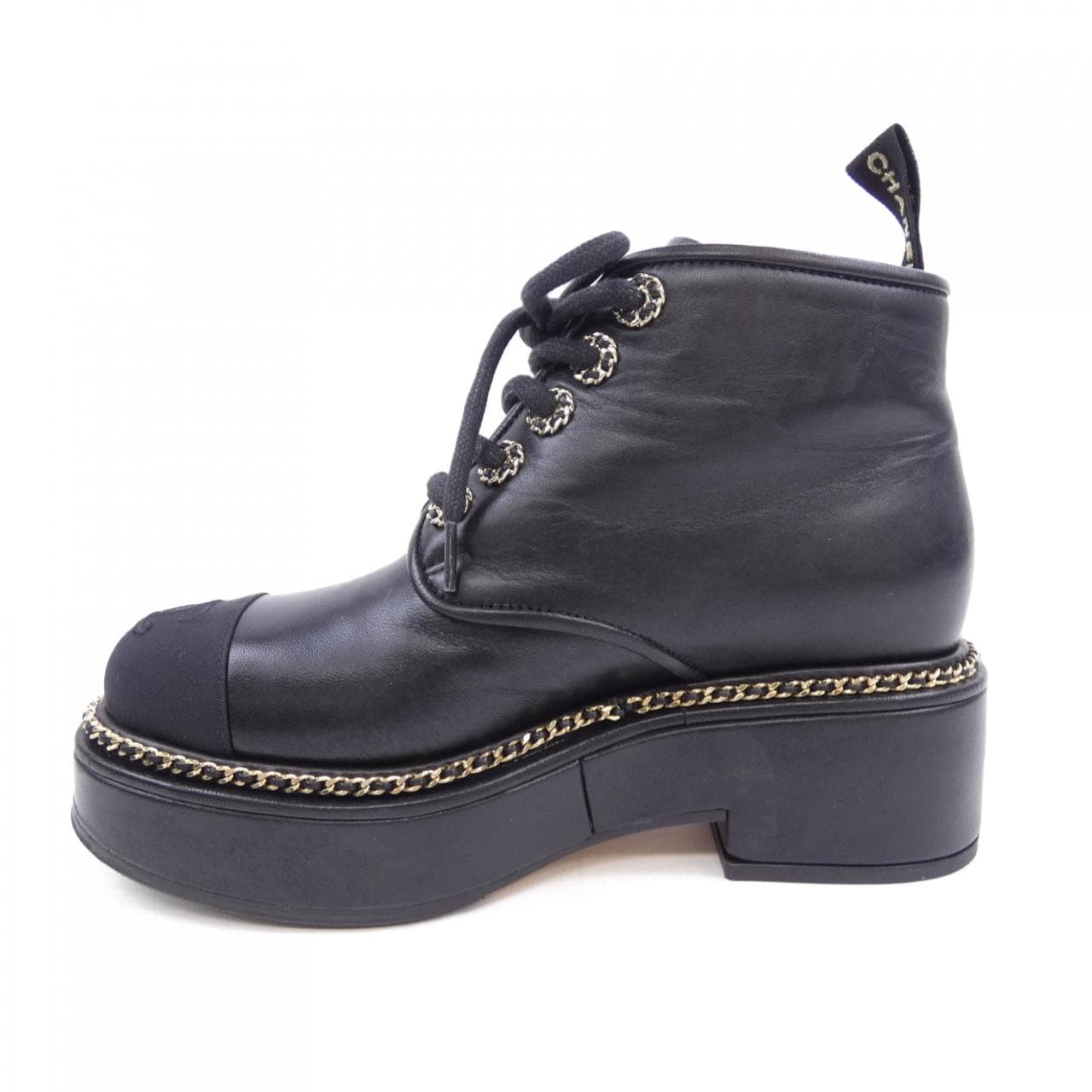 シャネル CHANEL レースアップ G35367Y50387 ブーツ