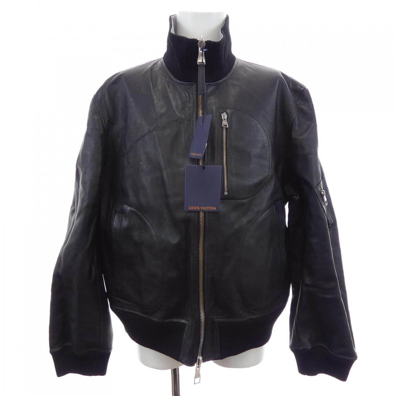 ルイヴィトン LOUIS VUITTON HGL07EJKP レザーブルゾン