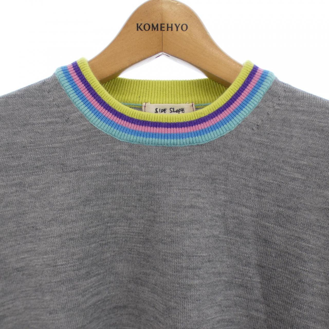 サイドスロープ SIDE SLOPE ニット