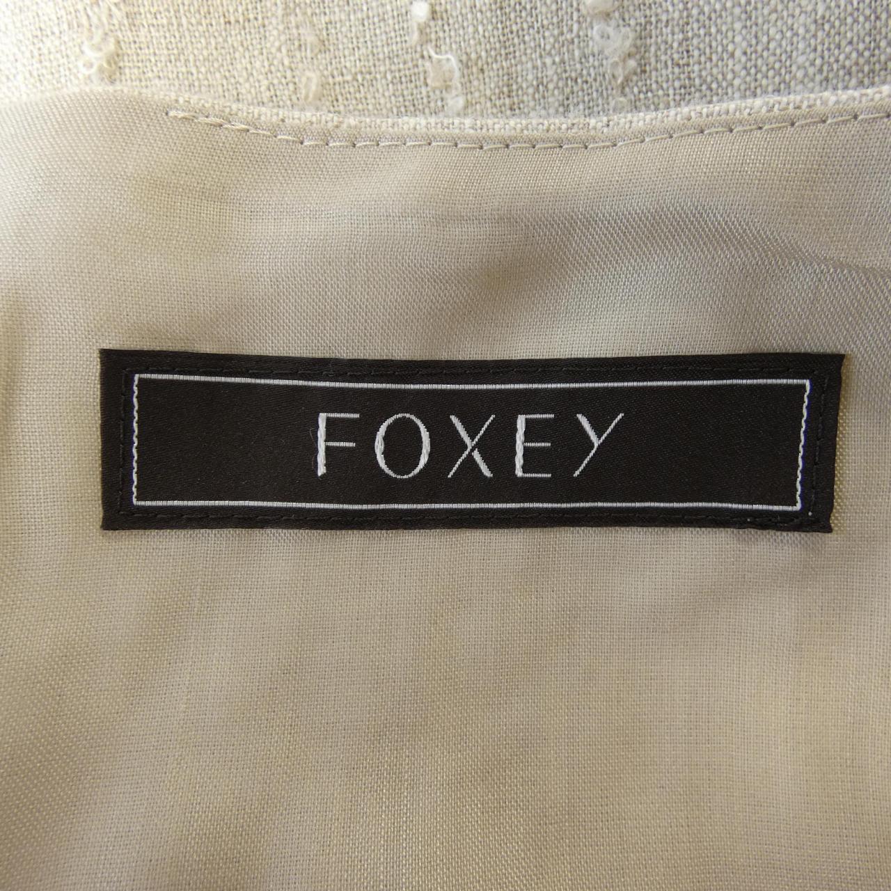 フォクシー FOXEY LINEN PICNIC 45149 ワンピース