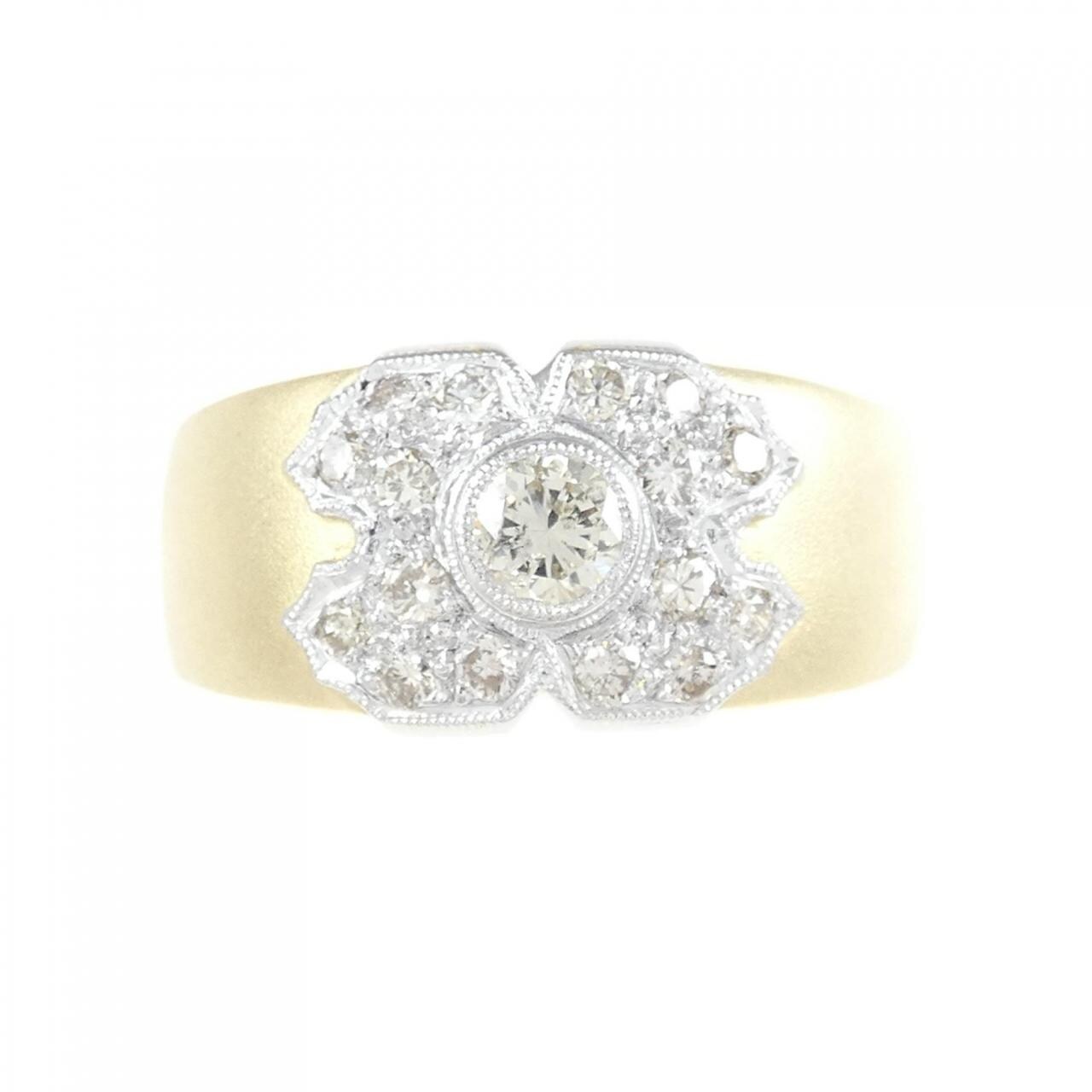 コメ兵｜K18YG/PT ダイヤモンド リング 0.46CT｜ジュエリー｜リング