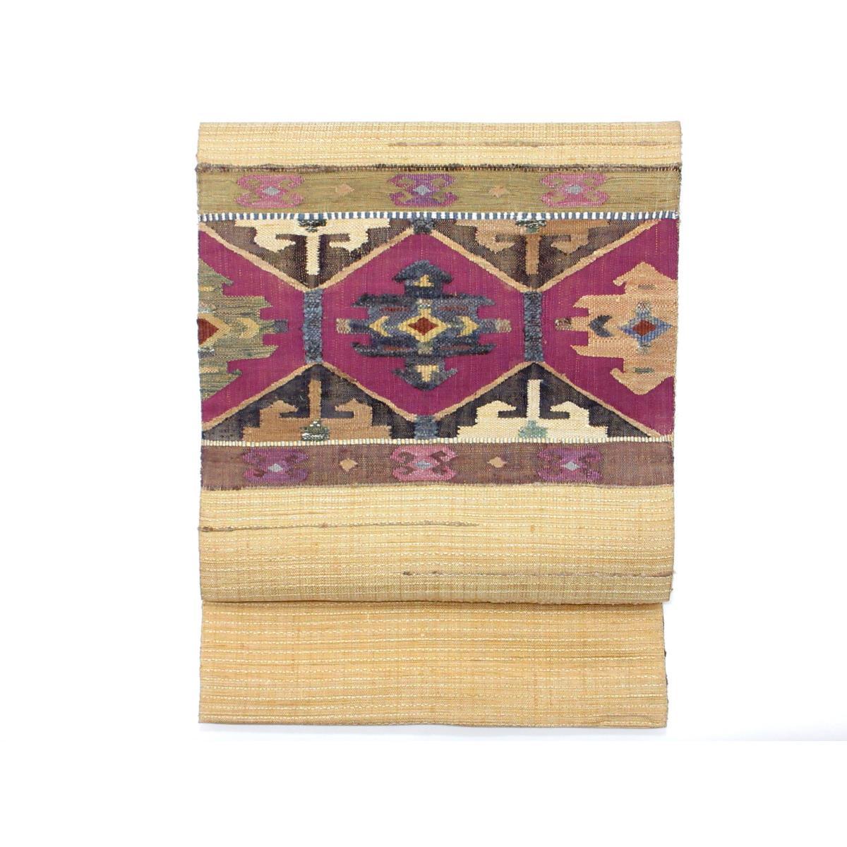 袋帯　すくい織