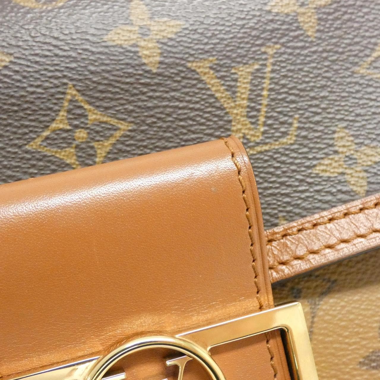 LOUIS VUITTON Monogram Reverse Dauphine MINI M44580 肩背包