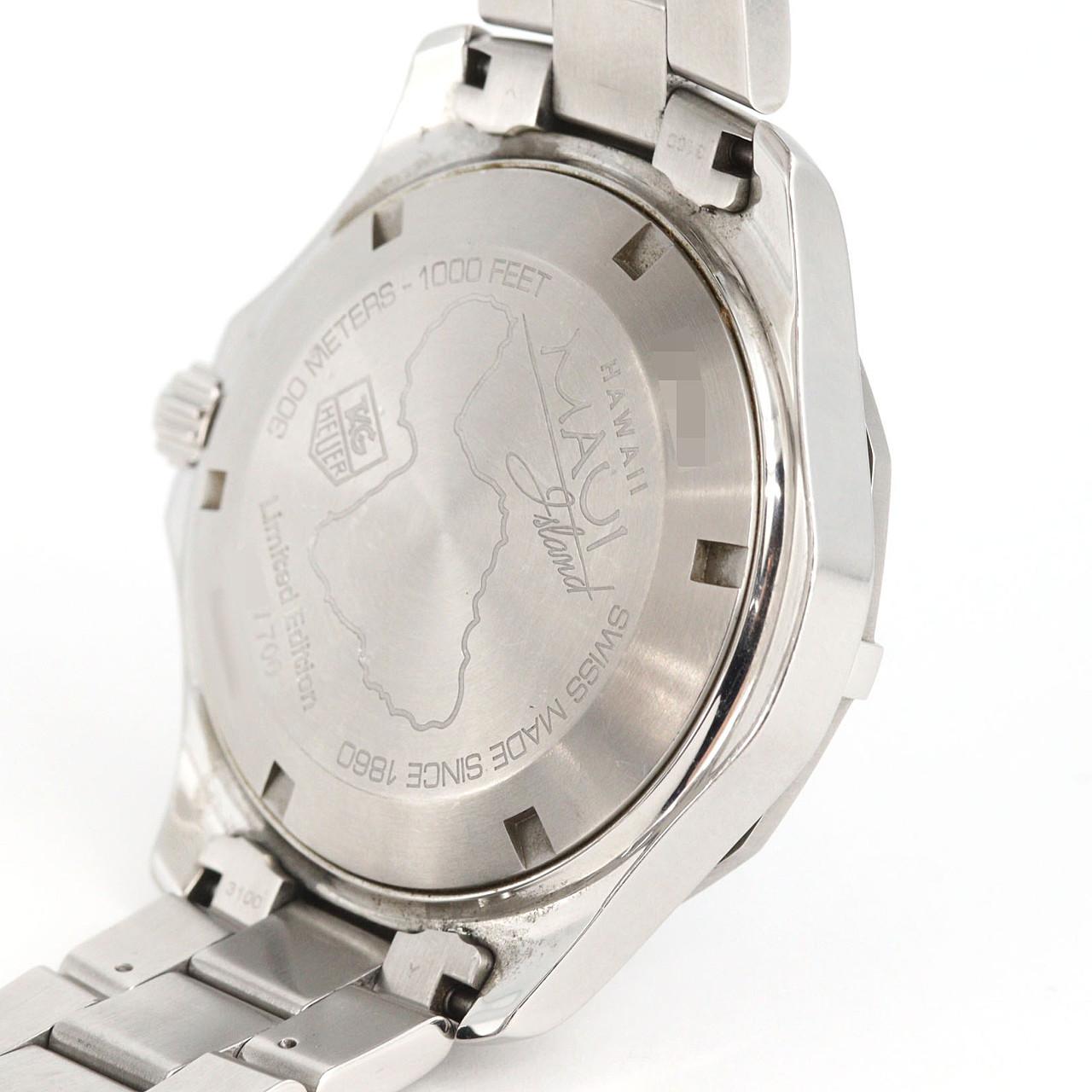 【ノーメンテナンス還元価格】タグ･ホイヤー アクアレーサーデイデイト･マウイ LIMITED WAF2012.BA0818 SS 自動巻