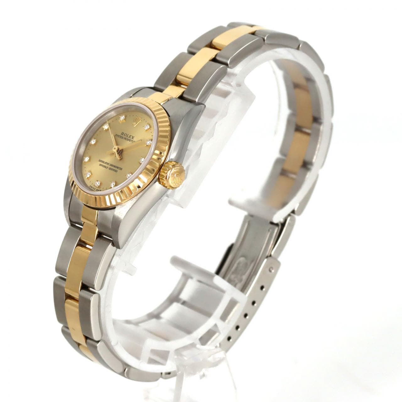 ロレックス オイスターパーペチュアル 67193G･3 SSxYG 自動巻 U番