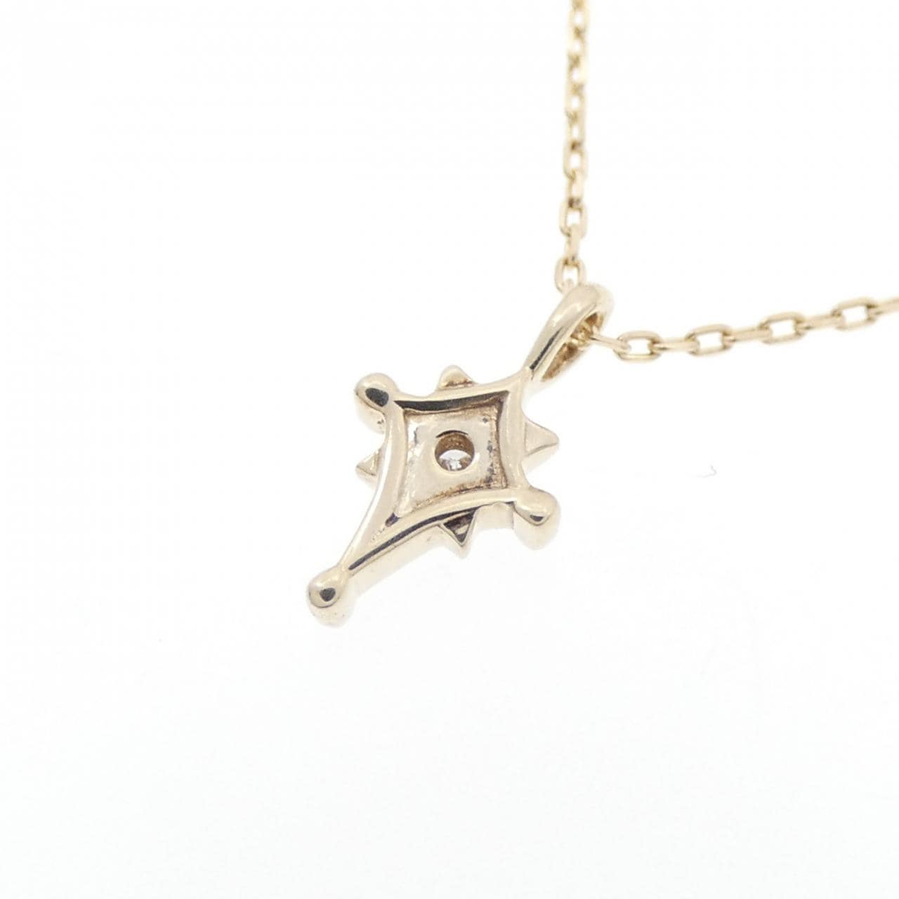 K10YG ダイヤモンド ネックレス 0.01CT