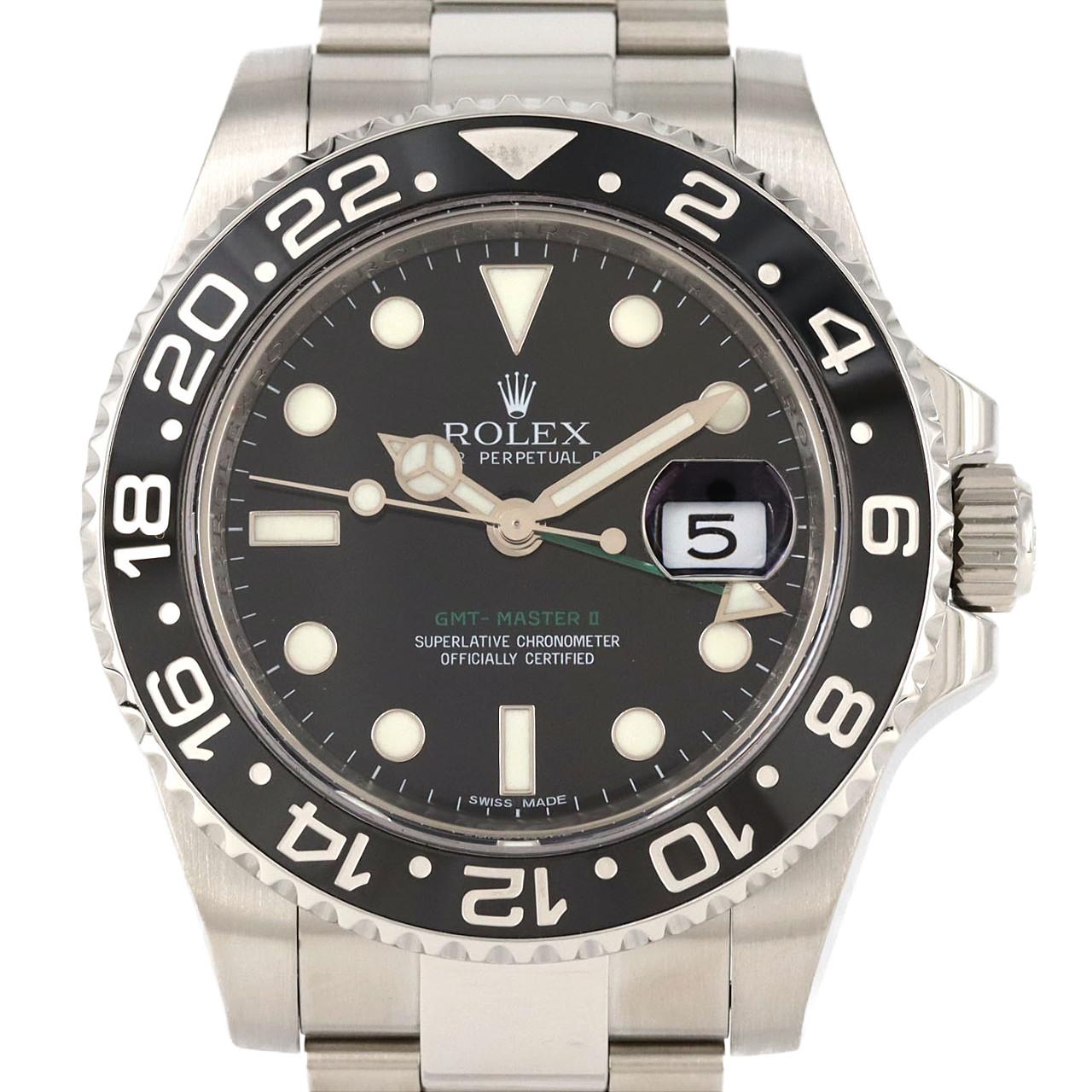 ロレックス GMTマスターⅡ 116710LN SS 自動巻 ランダム番