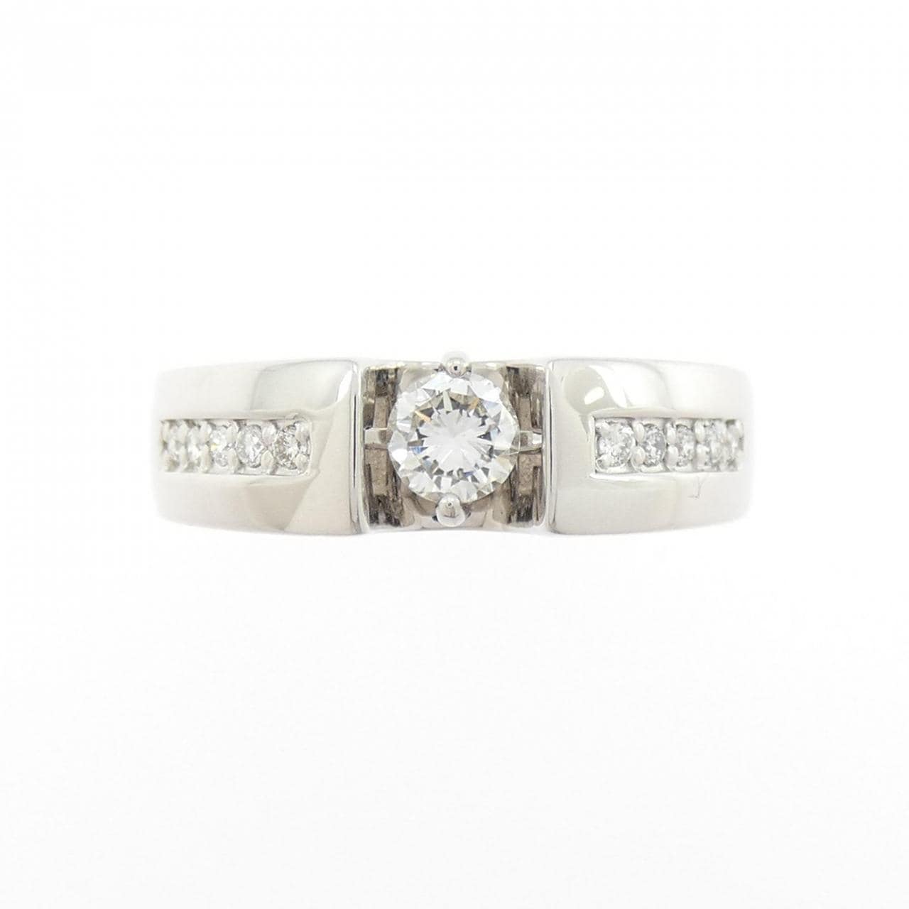 K18WG ダイヤモンド リング 0.24CT