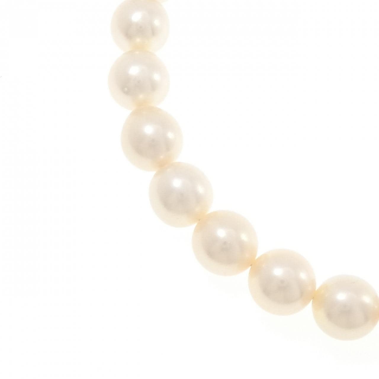 シルバークラスプ アコヤパール ネックレス 9.0mm
