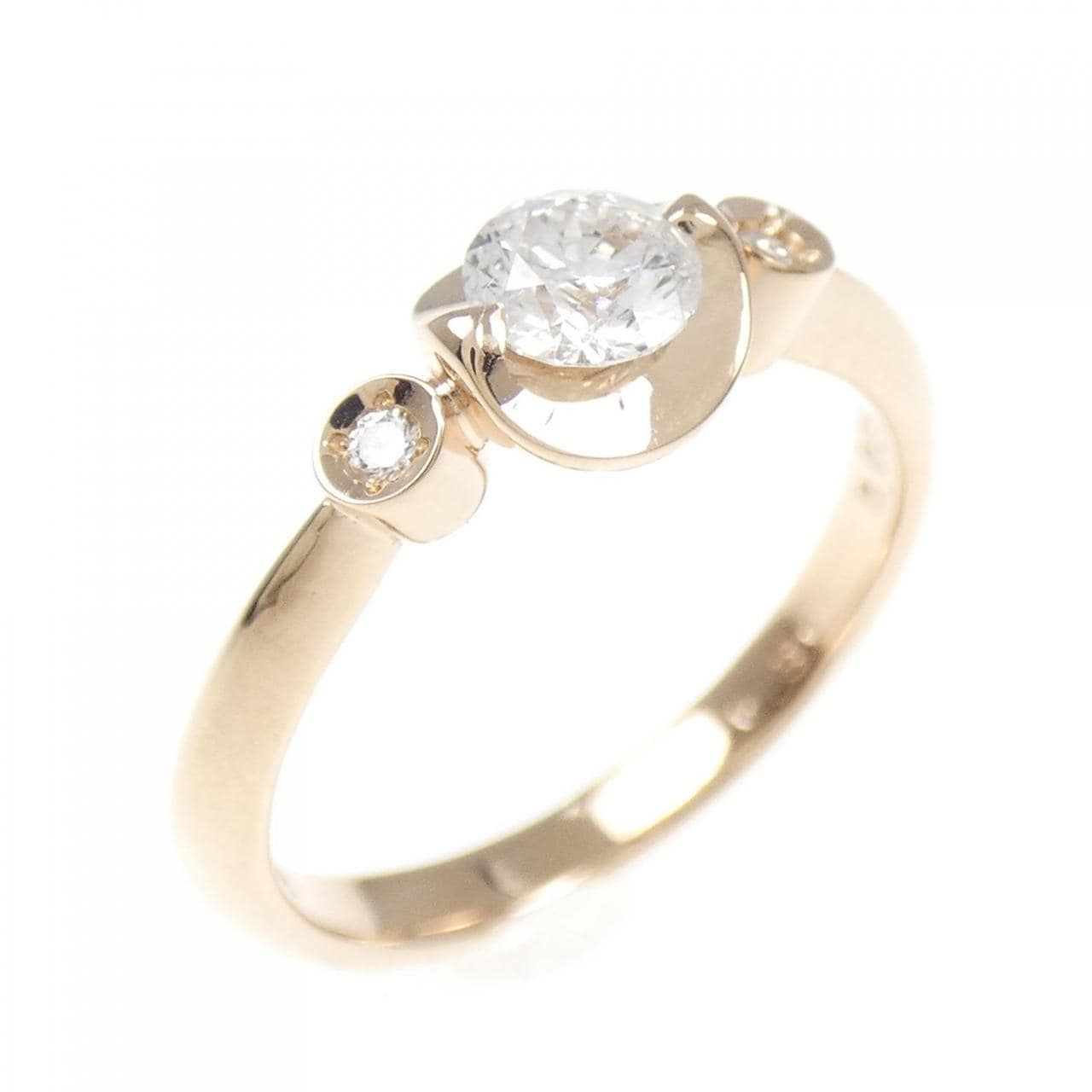 K18PG ダイヤモンド リング 0.30CT