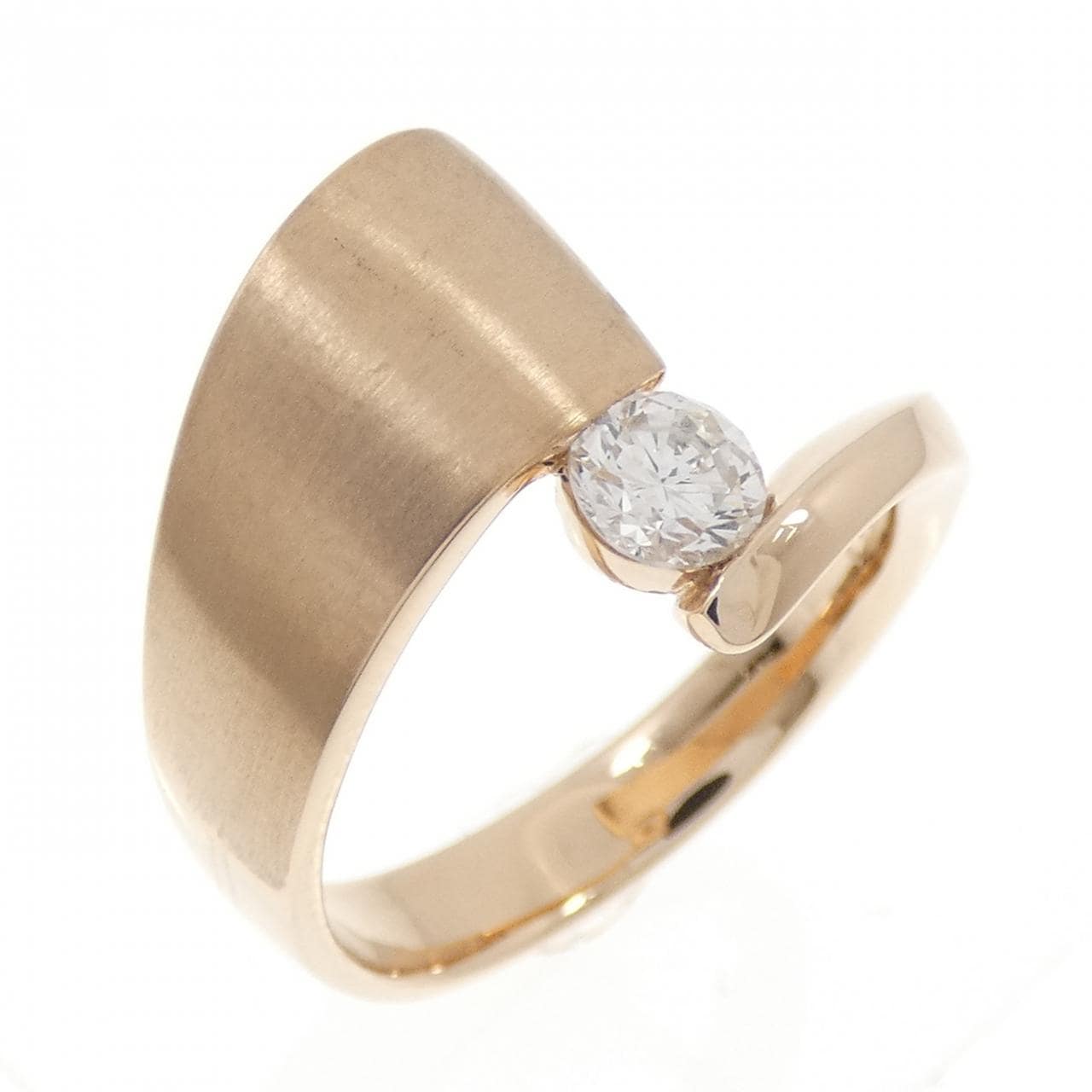 K18PG ダイヤモンド リング 0.35CT