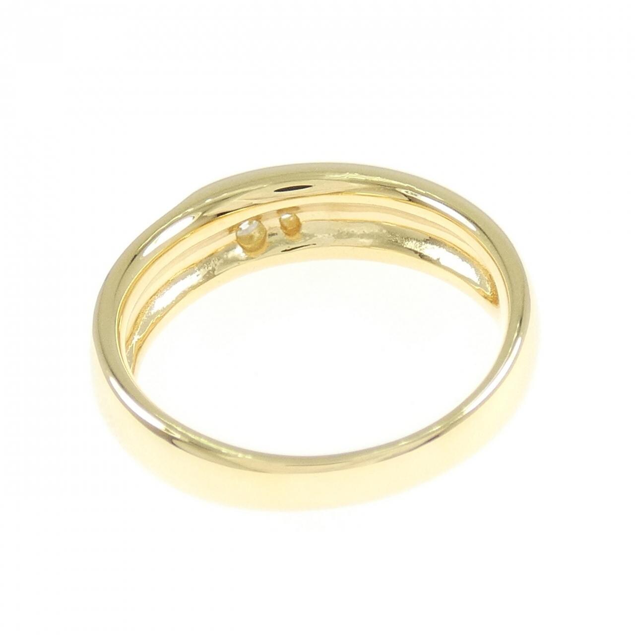 K18YG ダイヤモンド リング 0.10CT