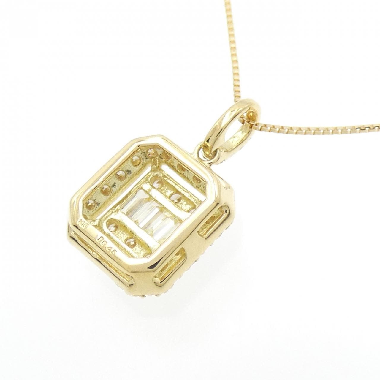 【新品】K18YG ダイヤモンド ネックレス 0.45CT