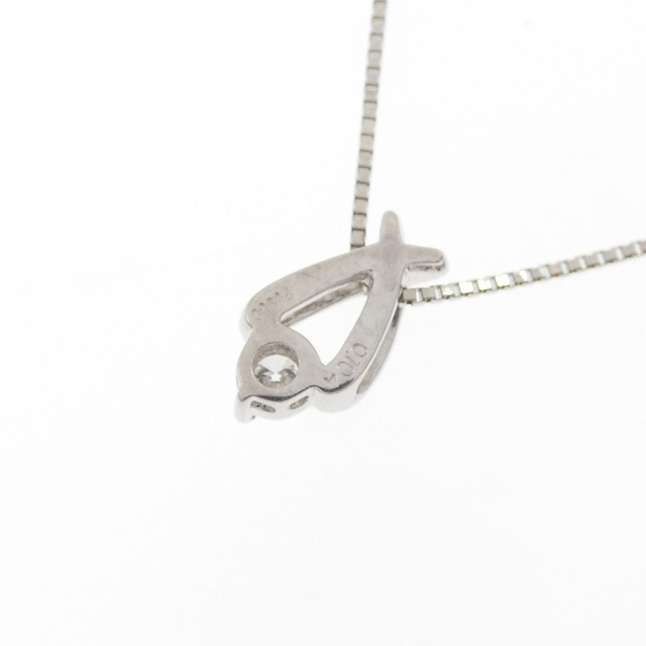 PT900/PT850 Diamond Necklace 0.104CT