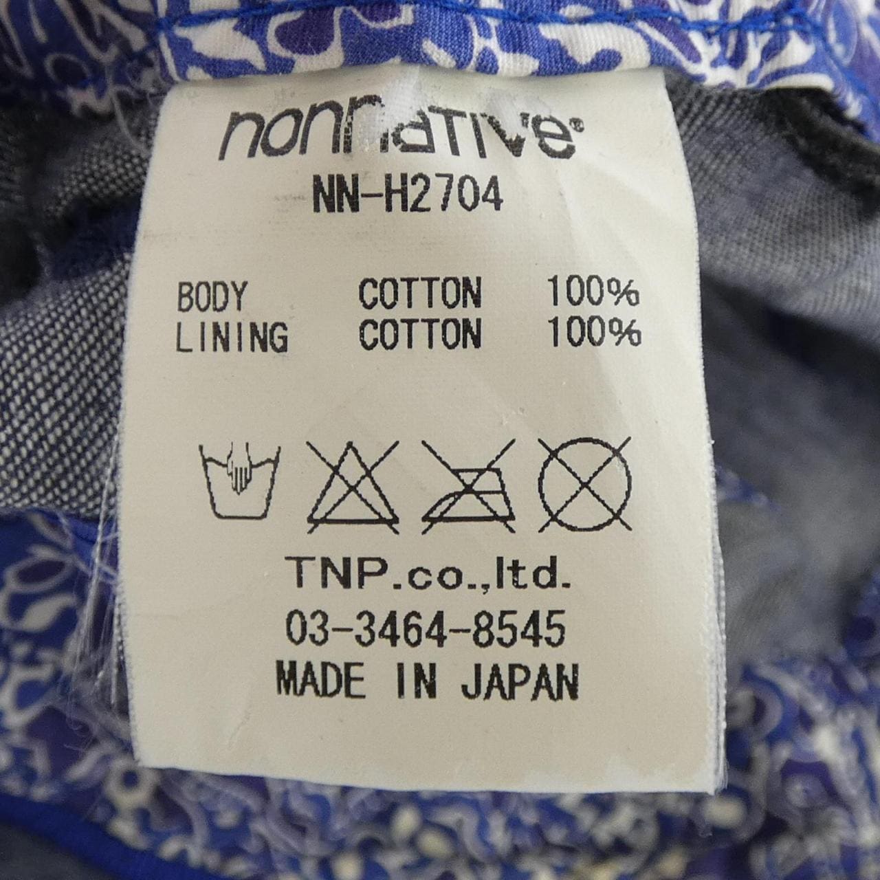 ノンネイティブ NONNATIVE ハット