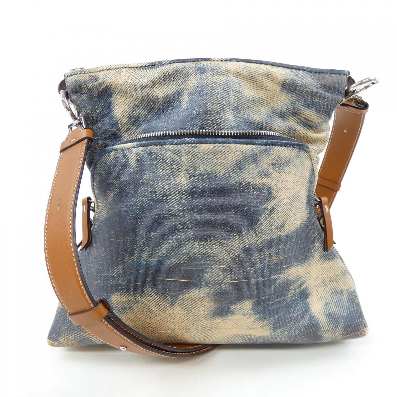 メゾンマルジェラ Maison Margiela 5AC レザーデニムエフェクトクラッチ&ショルダーバッグ SB1WG0015 BAG