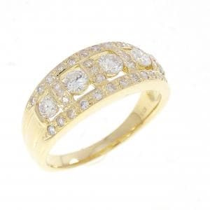 K18YG ダイヤモンド リング 0.801CT