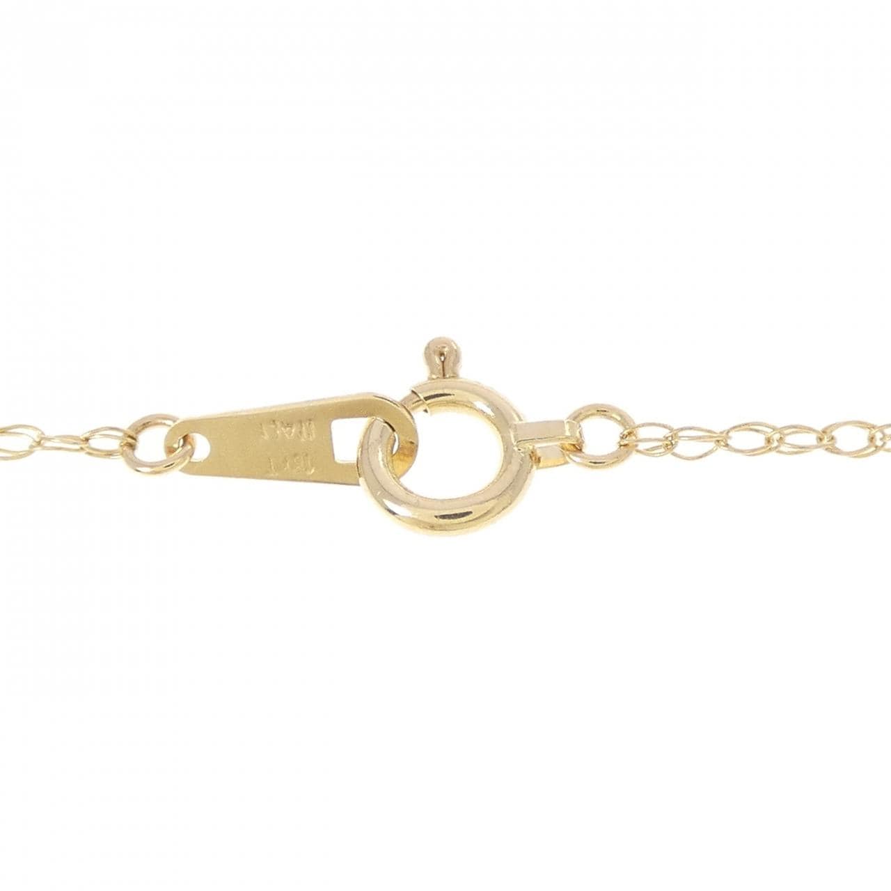 K18YG ダイヤモンド ネックレス 0.12CT