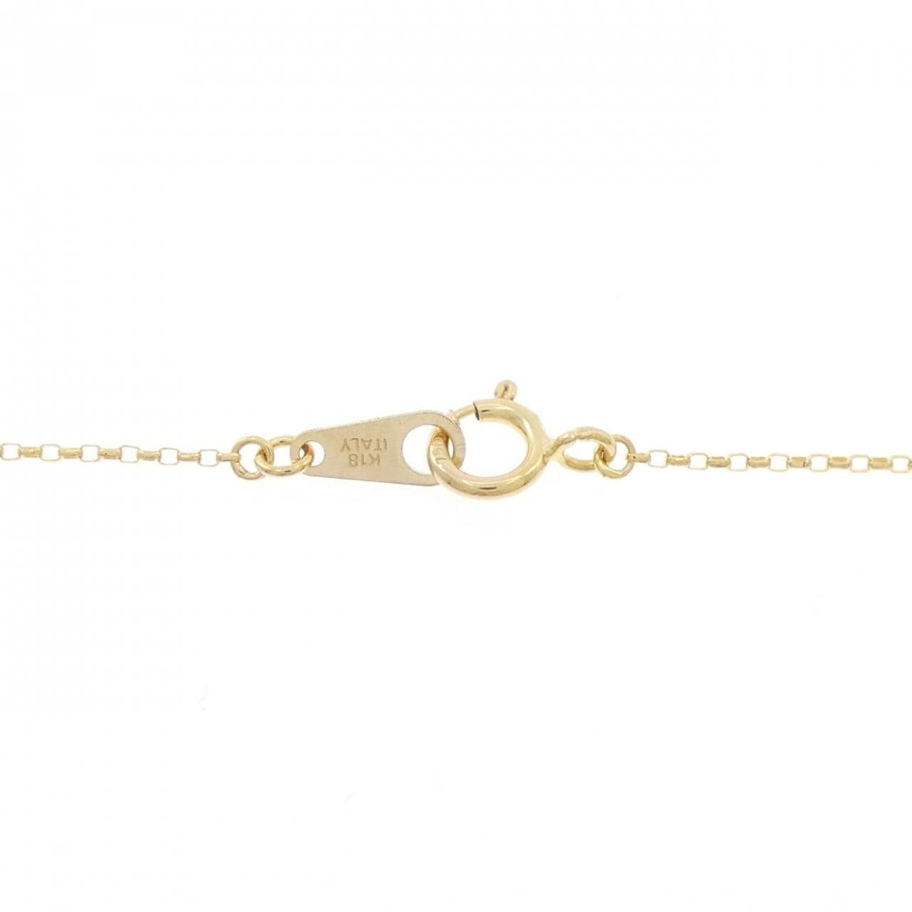 K18YG ダイヤモンド ネックレス 0.12CT