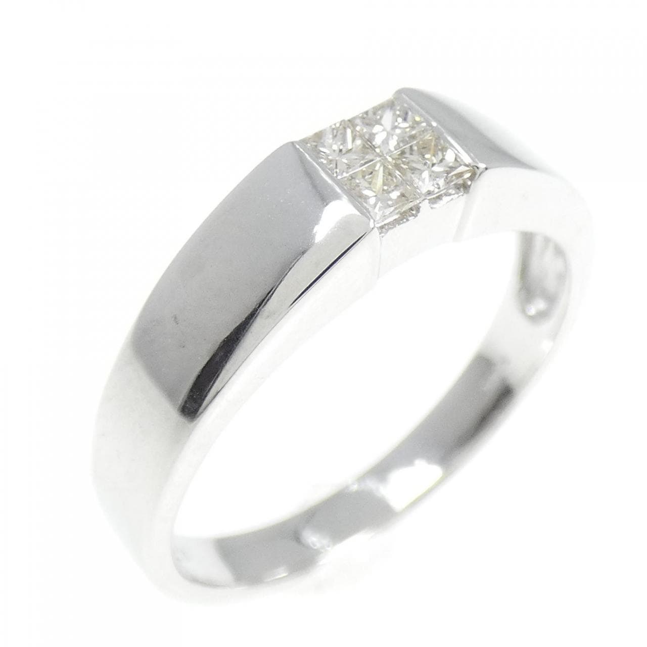 K18WG ダイヤモンド リング 0.20CT