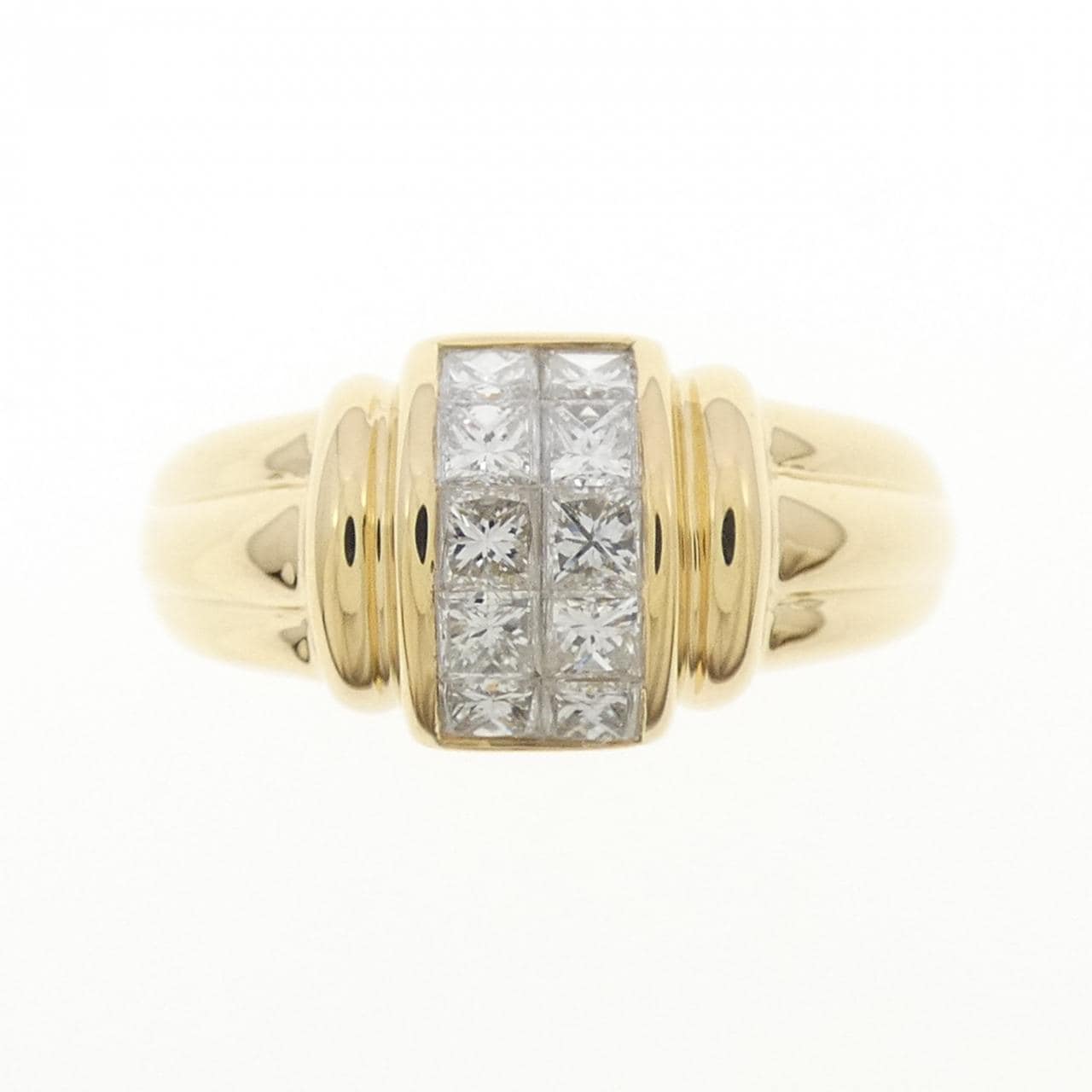 K18YG ダイヤモンド リング 0.67CT