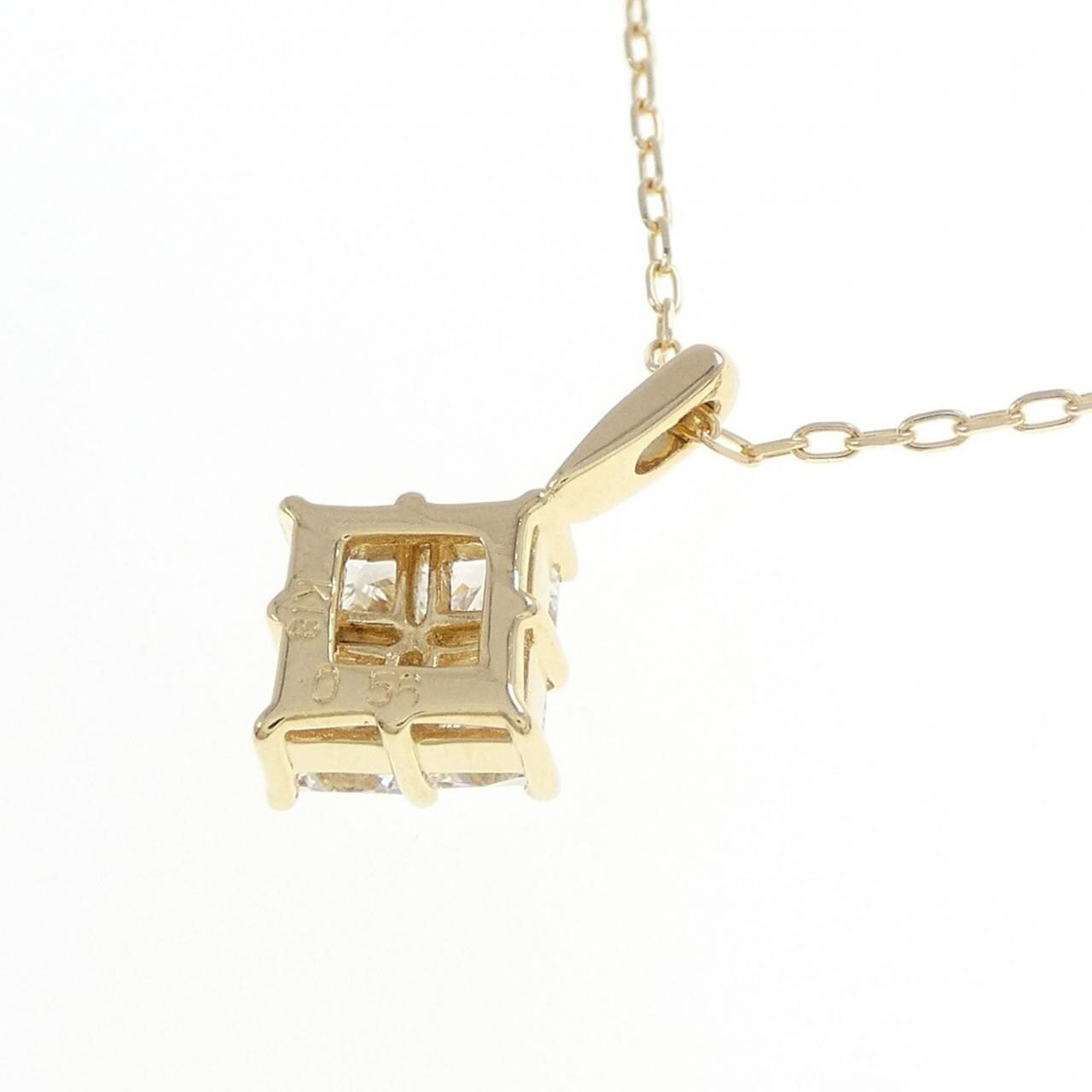 K18YG ダイヤモンド ネックレス 0.56CT
