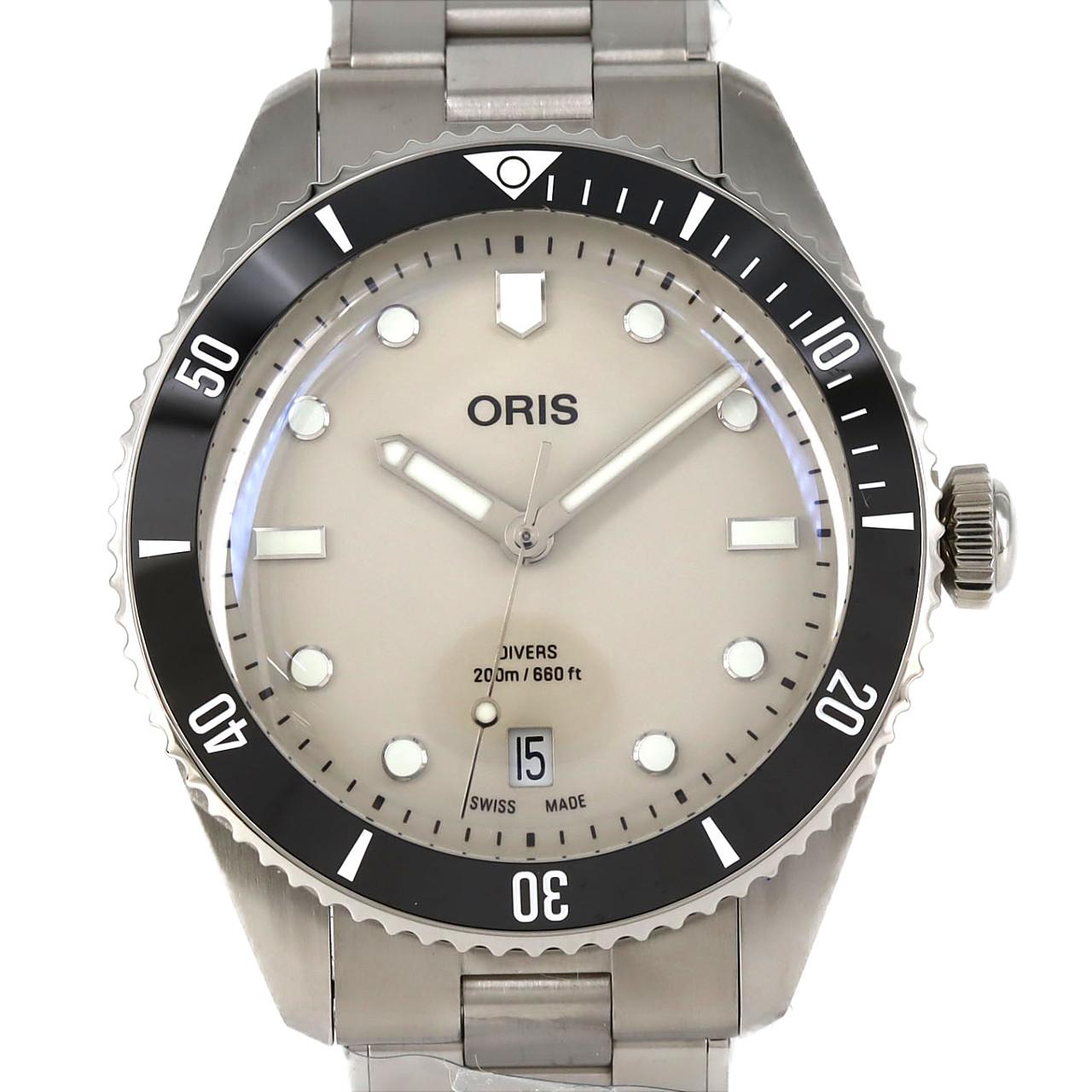 【新品】オリス ダイバース デイト 01 733 7795 4051-Set SS 自動巻